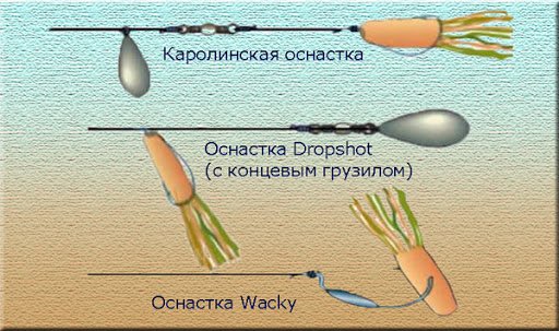 Оснастка вэки по пассивной рыбе: виды монтажа, проводка приманки