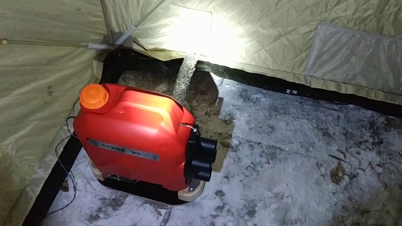 Как выбрать обогреватель в палатку для зимней рыбалки и чем сделать тепло в палатке