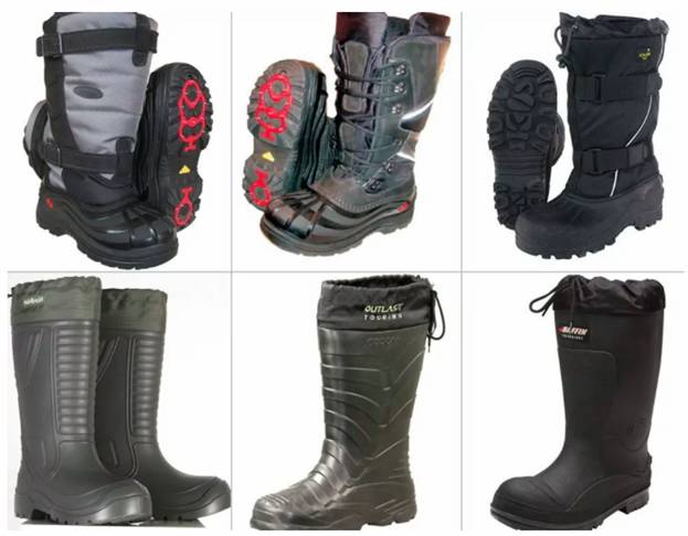 Обувь для зимней рыбалки: лучшие мужские и женские сапоги, валенки, ботинки