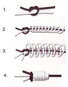 Как правильно связать плетенку и леску между собой: инструкция с фото