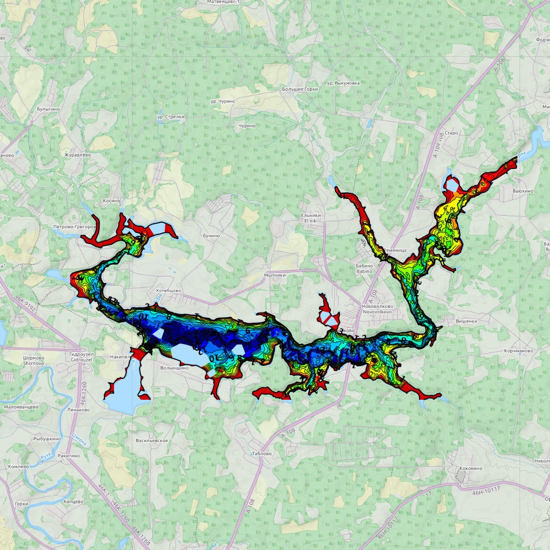 Озернинское водохранилище: карта, платная и бесплатная рыбалка